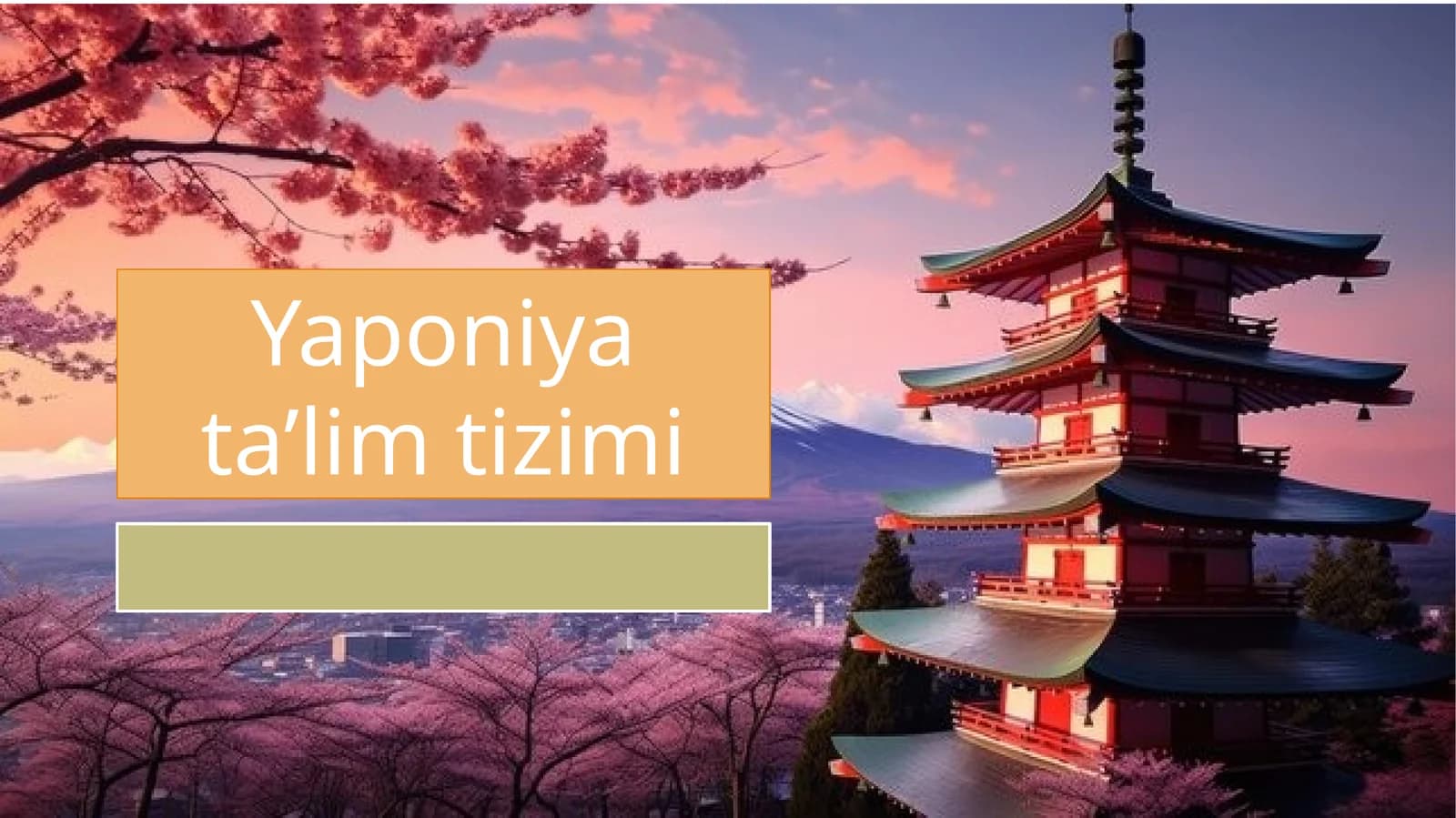 Yaponiyata’limtizimi