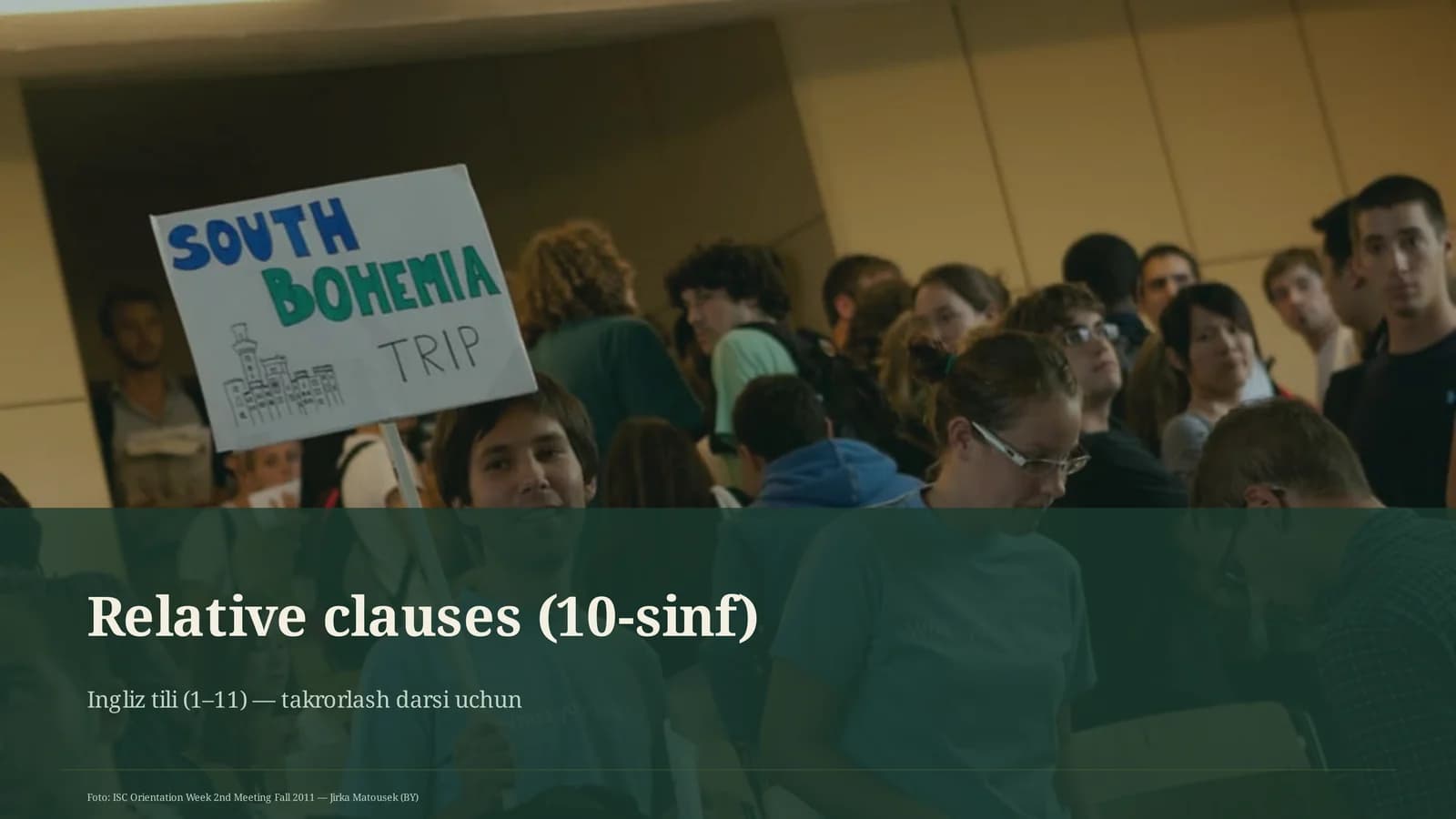 Relative clauses (10-sinf)