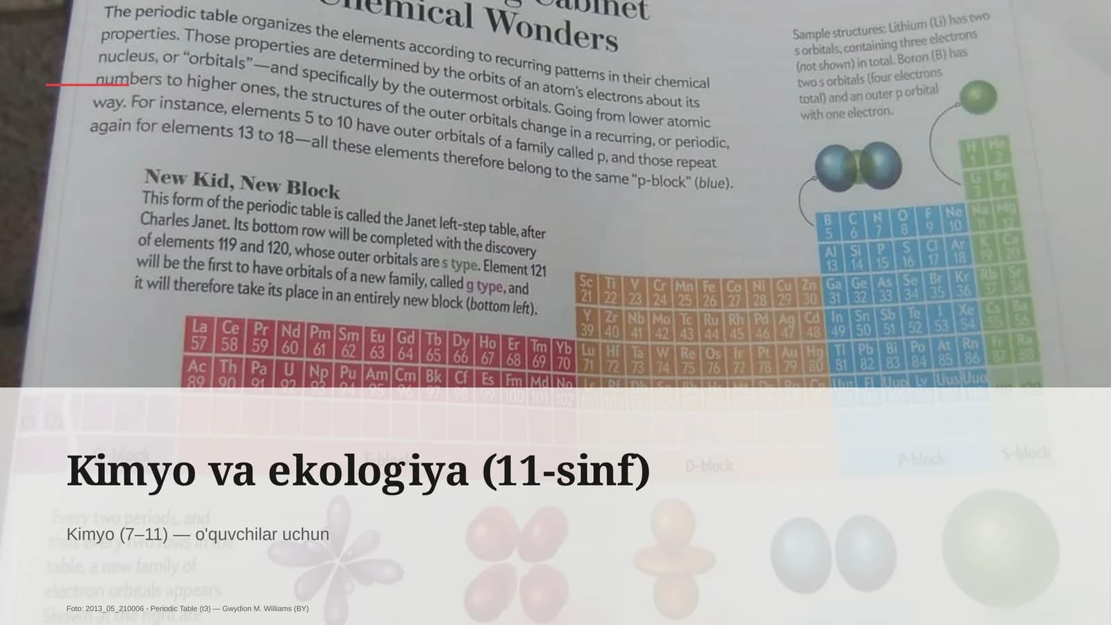 Kimyo va ekologiya (11-sinf)