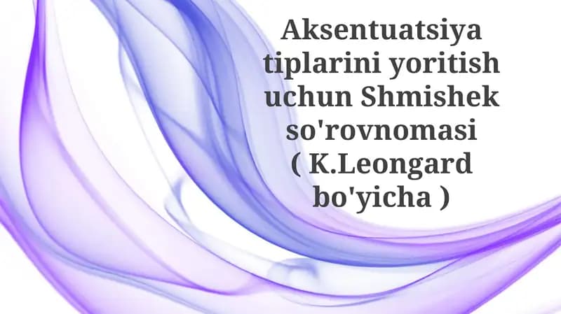 Shmishek Savolnomasi