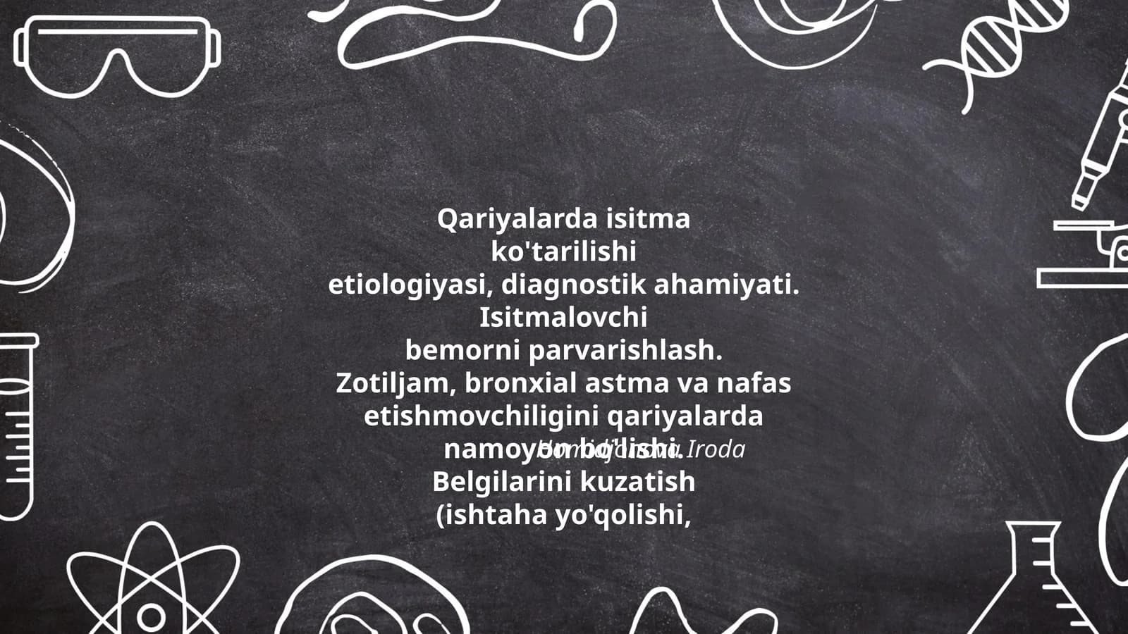 Qariyalarda isitma ko'tarilishi
