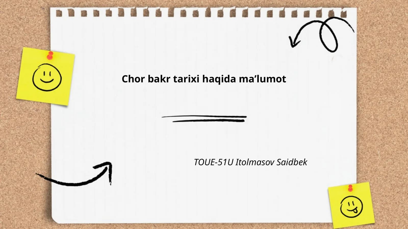 Chor Bakr tarixi