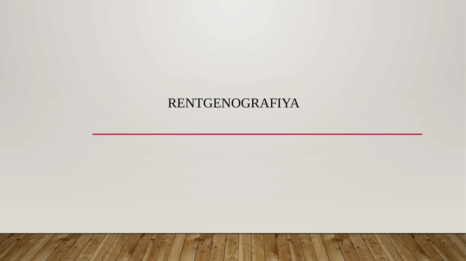 Rentgenografiya