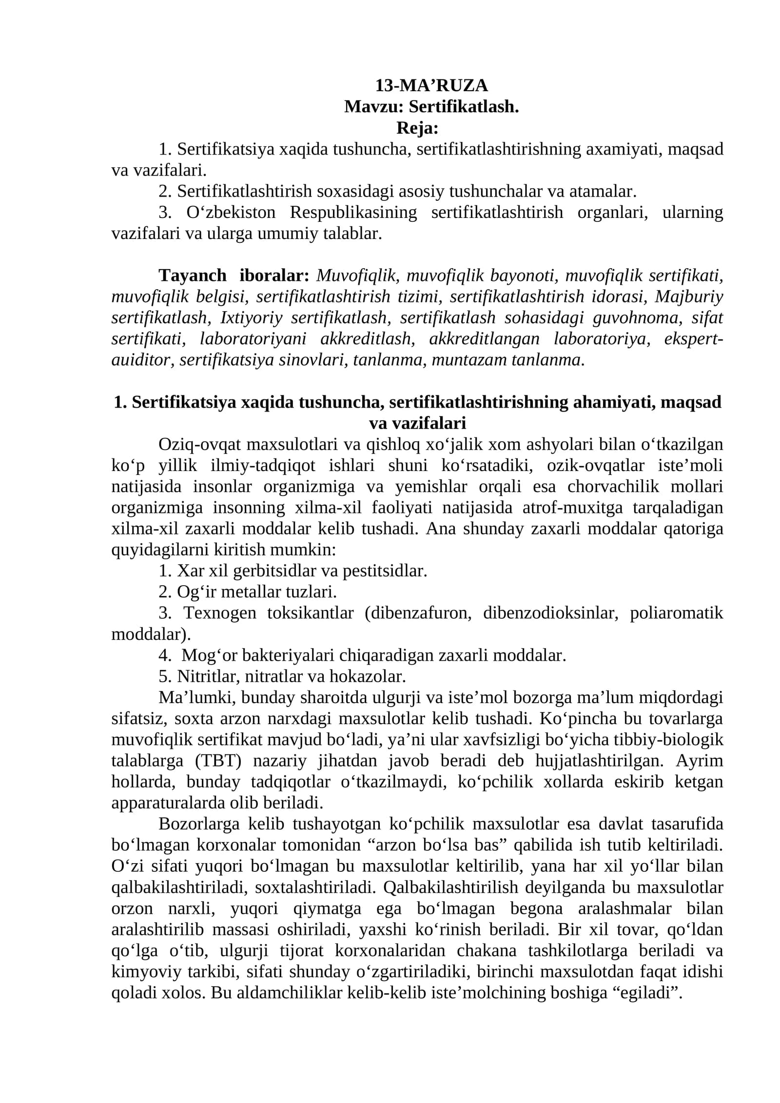 Sertifikatlash