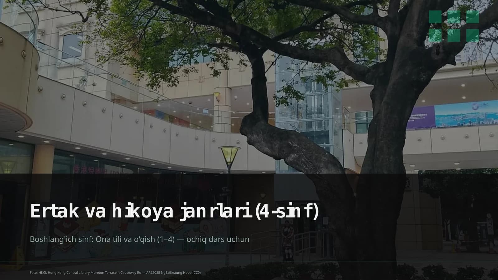 Ona tili va o'qish (1–4)