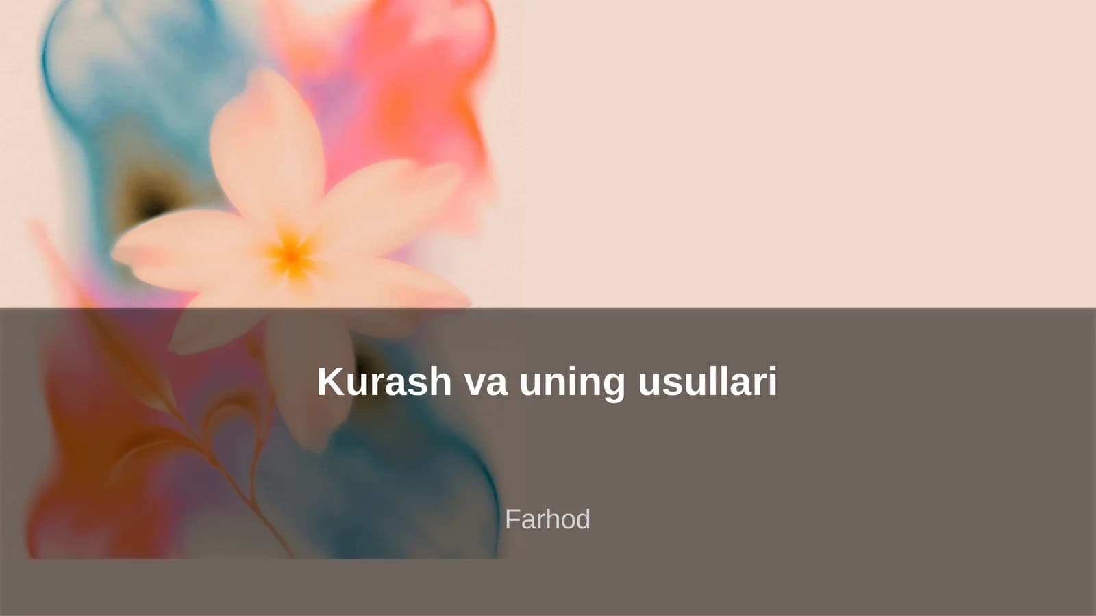 Kurash va uning usullari