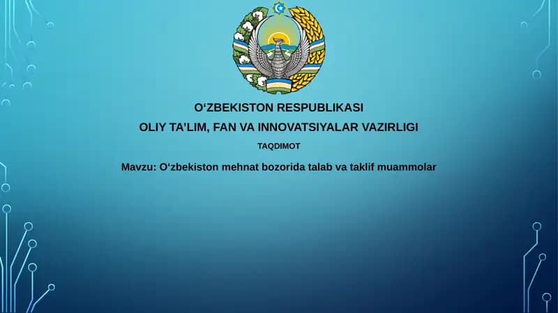 O'zbekiston Mehnat Bozori