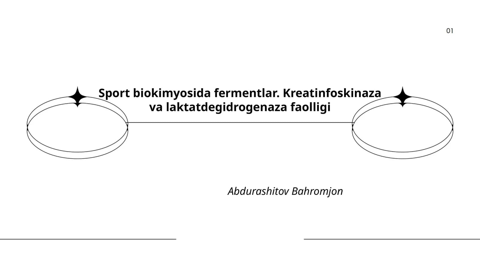 Sport biokimyosida fermentlar. Kreatinfoskinaza va laktatdegidrogenaza faolligi