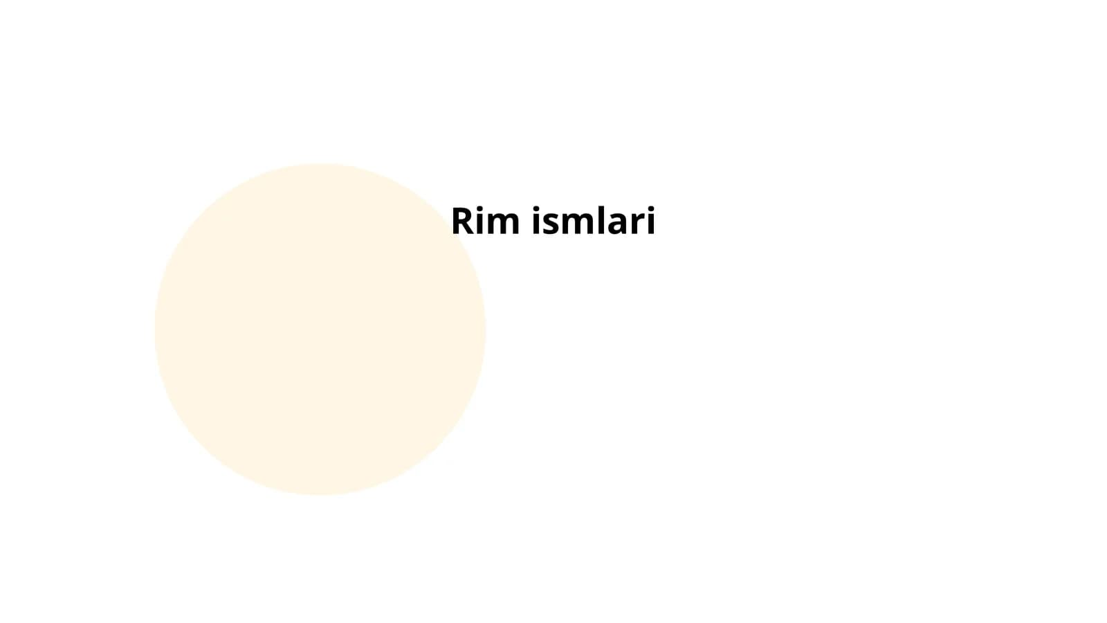 Rim raqamlari