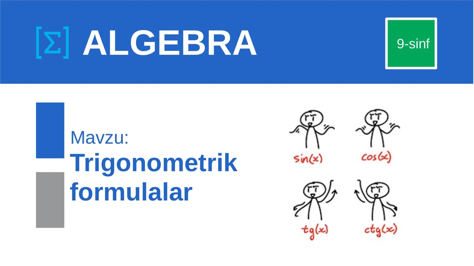 Trigonometrik formulalar