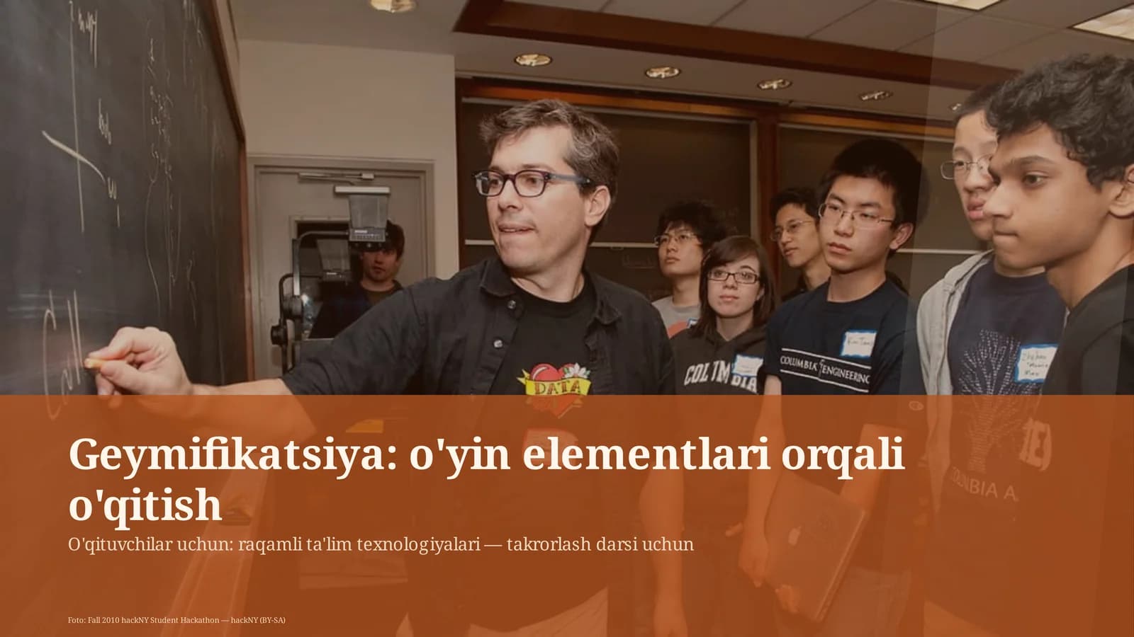 Geymifikatsiya: o'yin elementlari orqali o'qitish