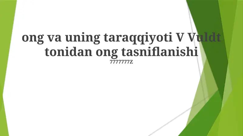 Vygotskiyning Nazariyasi
