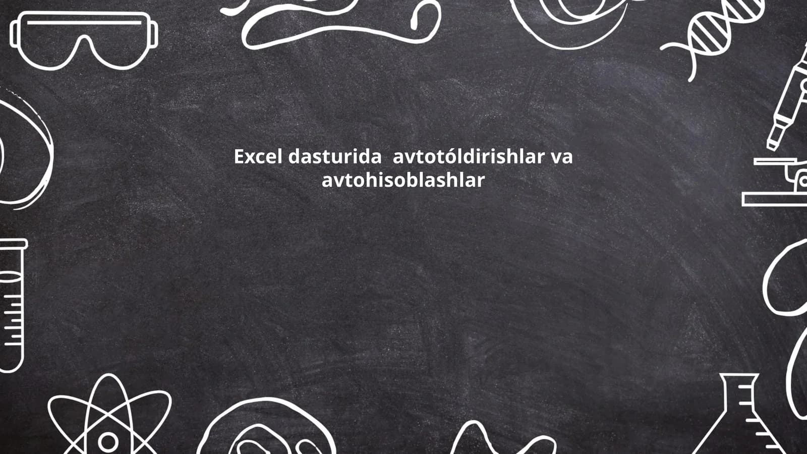 Avtotóldirishlar va avtohisoblashlar