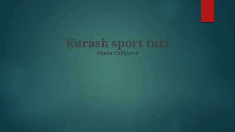 Zamonaviy kurash