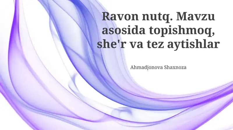 Ravon nutq