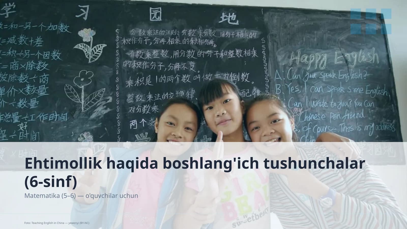 Ehtimollik haqida boshlang'ich tushunchalar (6-sinf)