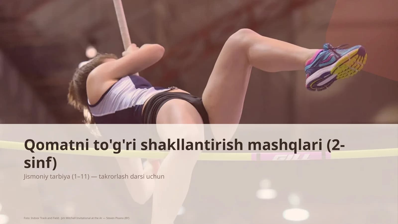 Qomatni to'g'ri shakllantirish mashqlari (2-sinf)