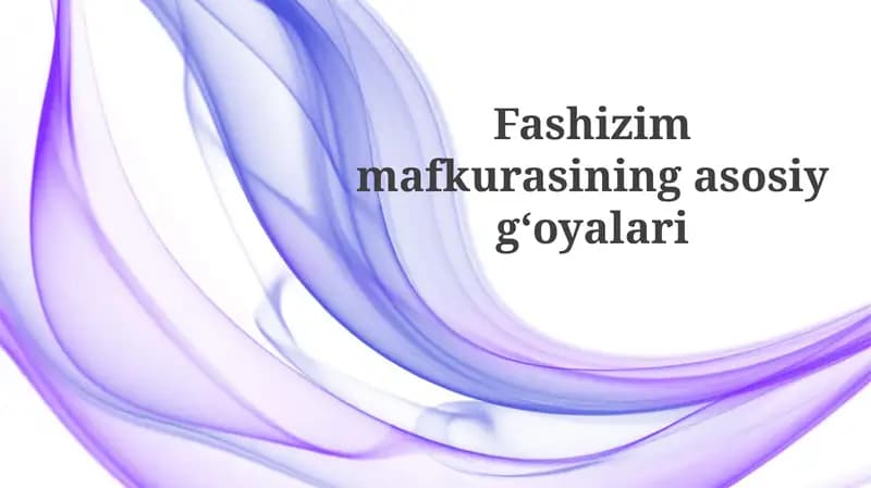 Fashizm mafkurasi