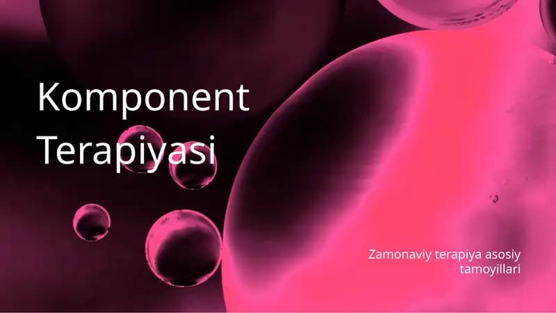 Komponent Terapiyasi
