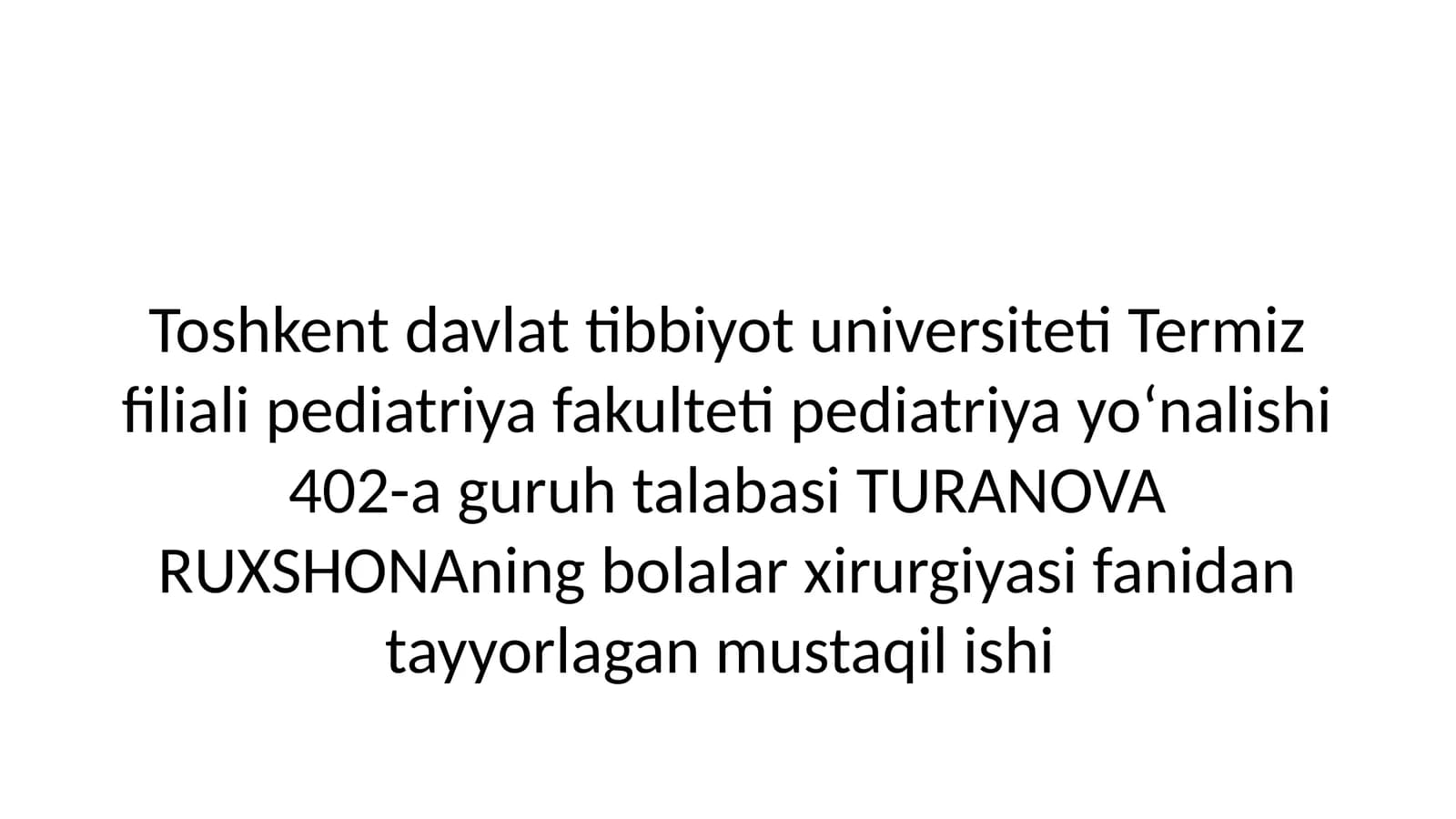 taqdimot