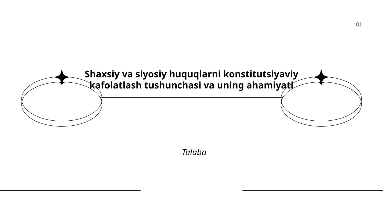 Shaxsiy va siyosiy huquqlarni konstitutsiyaviy kafolatlash tushunchasi va uning ahamiyati