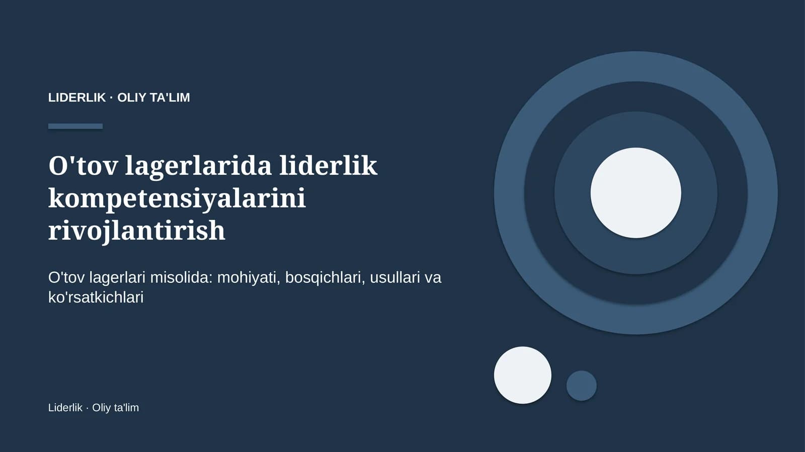 o'tov lagerlarida liderlik kompetensiyalarini rivojlantirish 9662