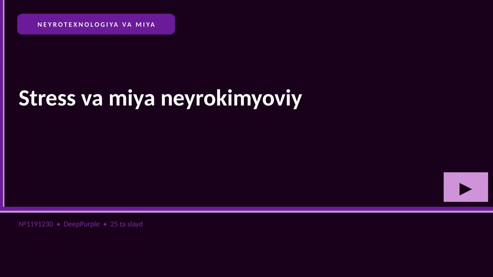 NEYROTEXNOLOGIYA VA MIYA
