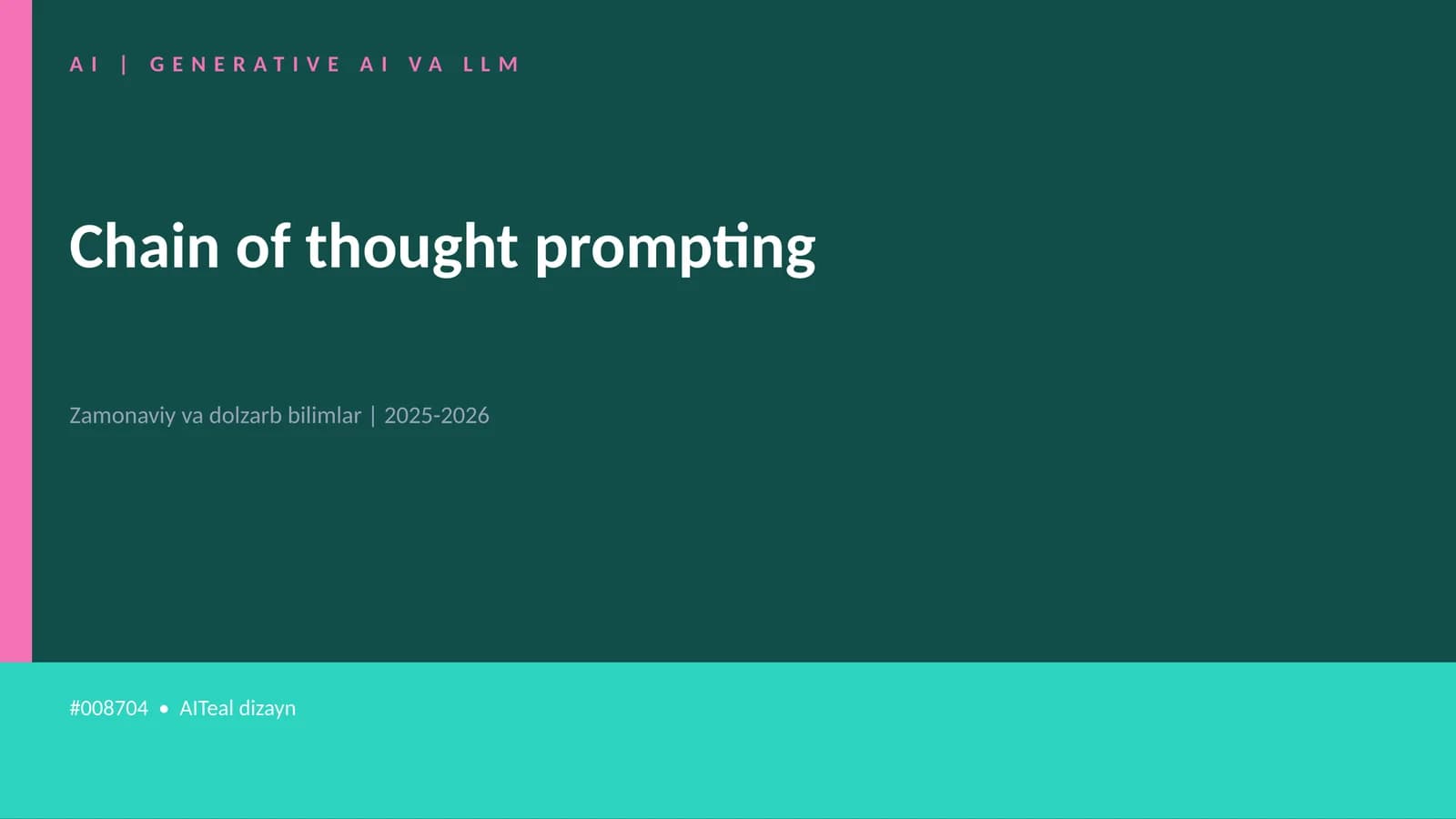 GENERATIVE AI VA LLM
