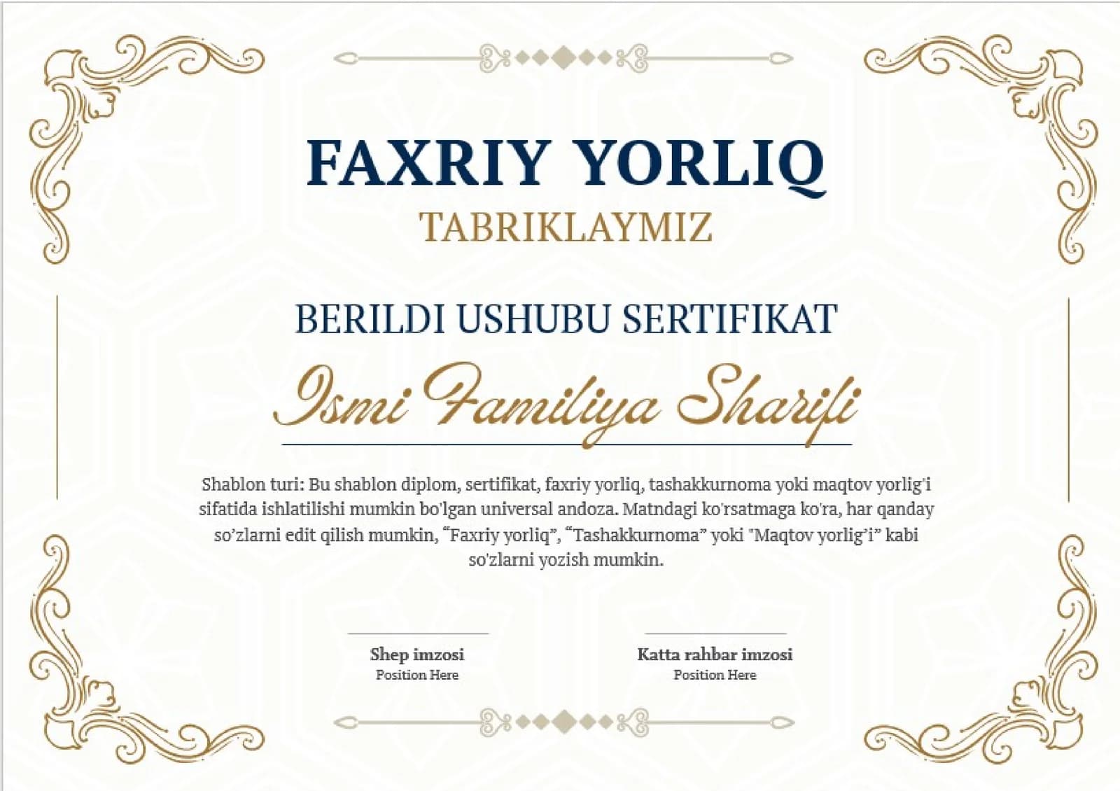 FAXRIY YORLIQ