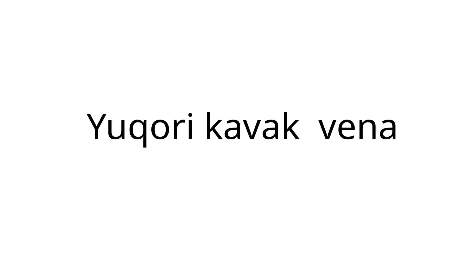 Yuqorikavakvena