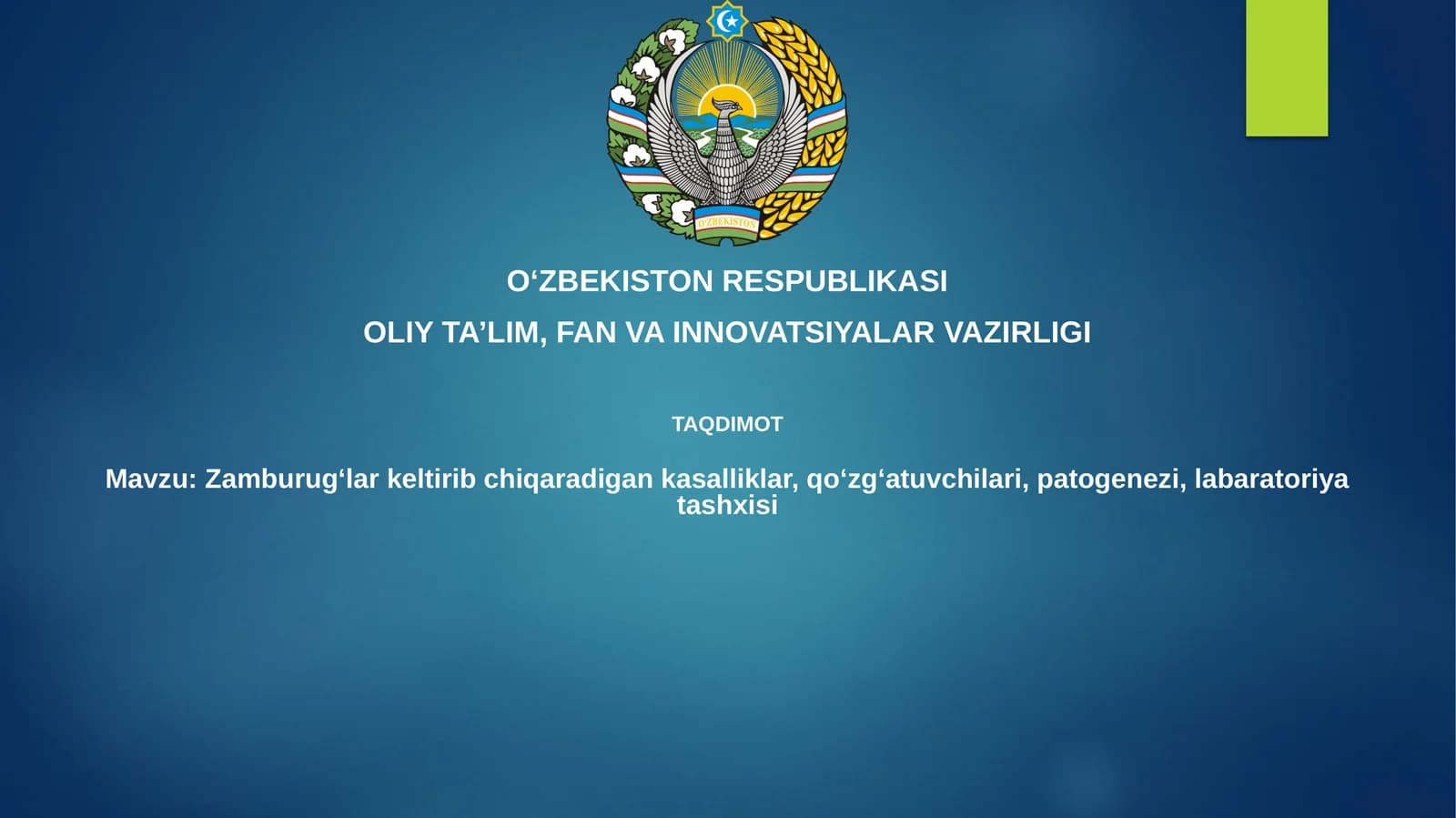 Zamburugʻlarkeltiribchiqaradigankasalliklar,qoʻzgʻatuvchilari,patogenezi,labaratoriyatashxisi