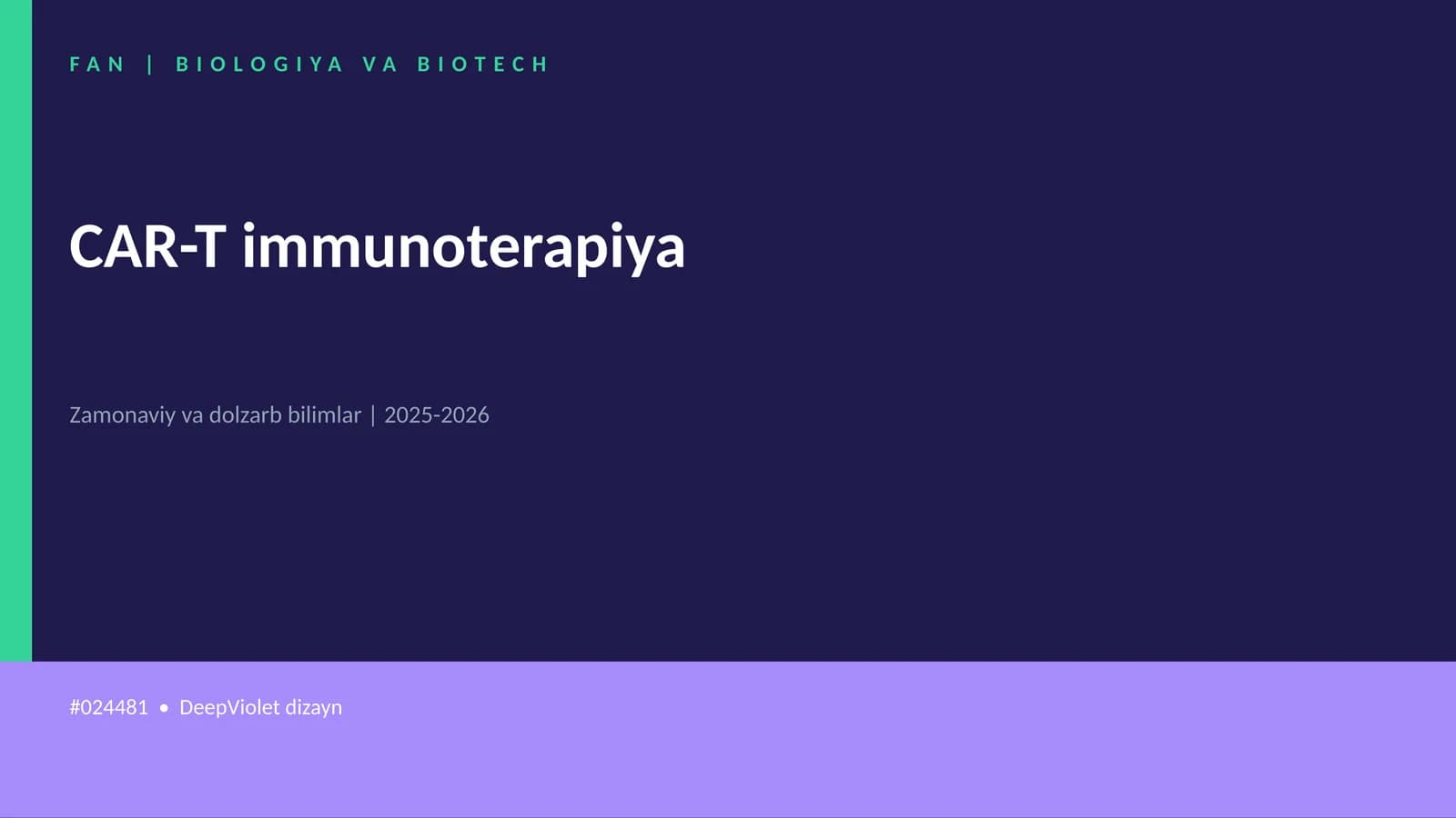 CAR-T immunoterapiya
