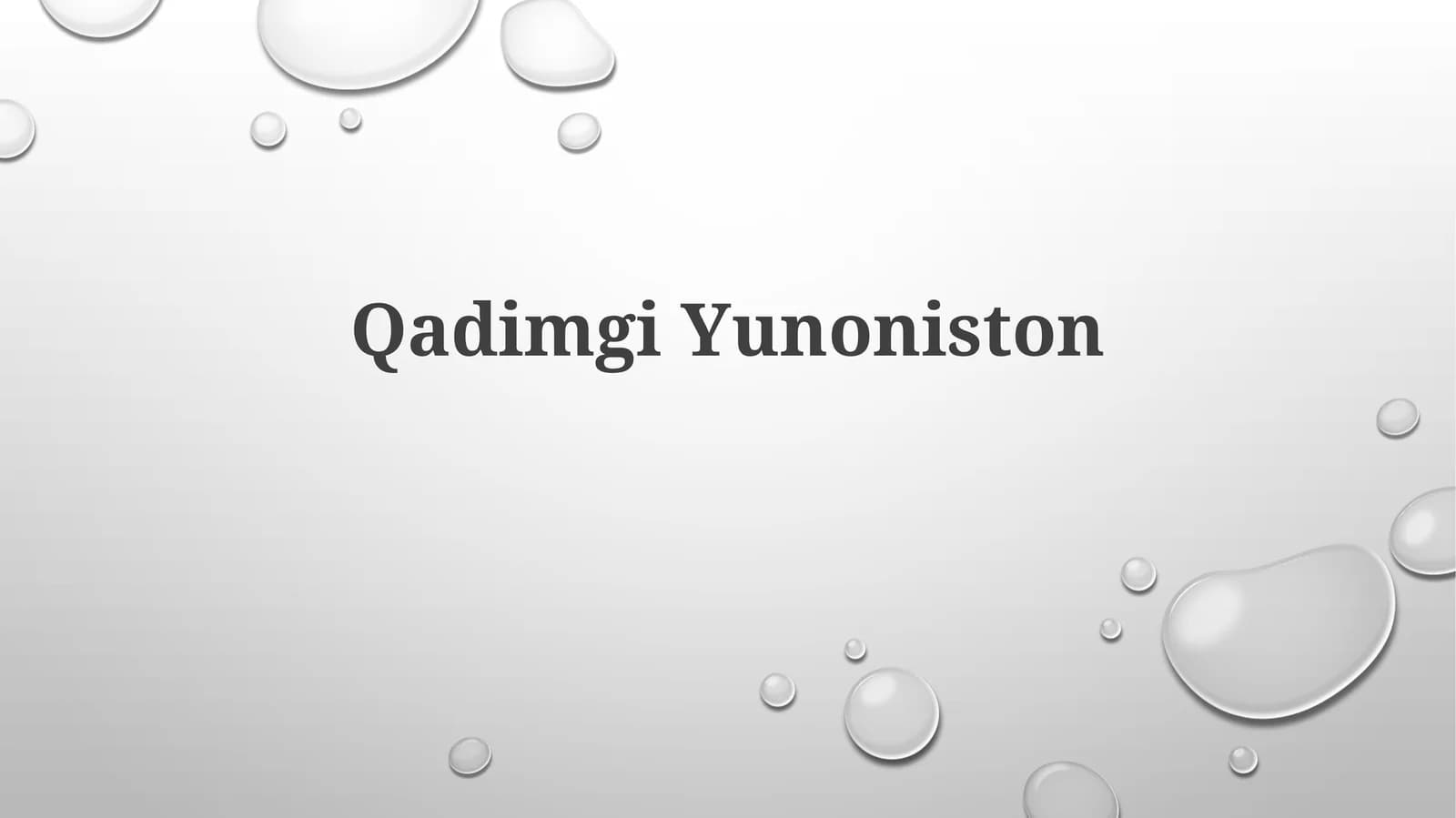 QadimgiYunoniston