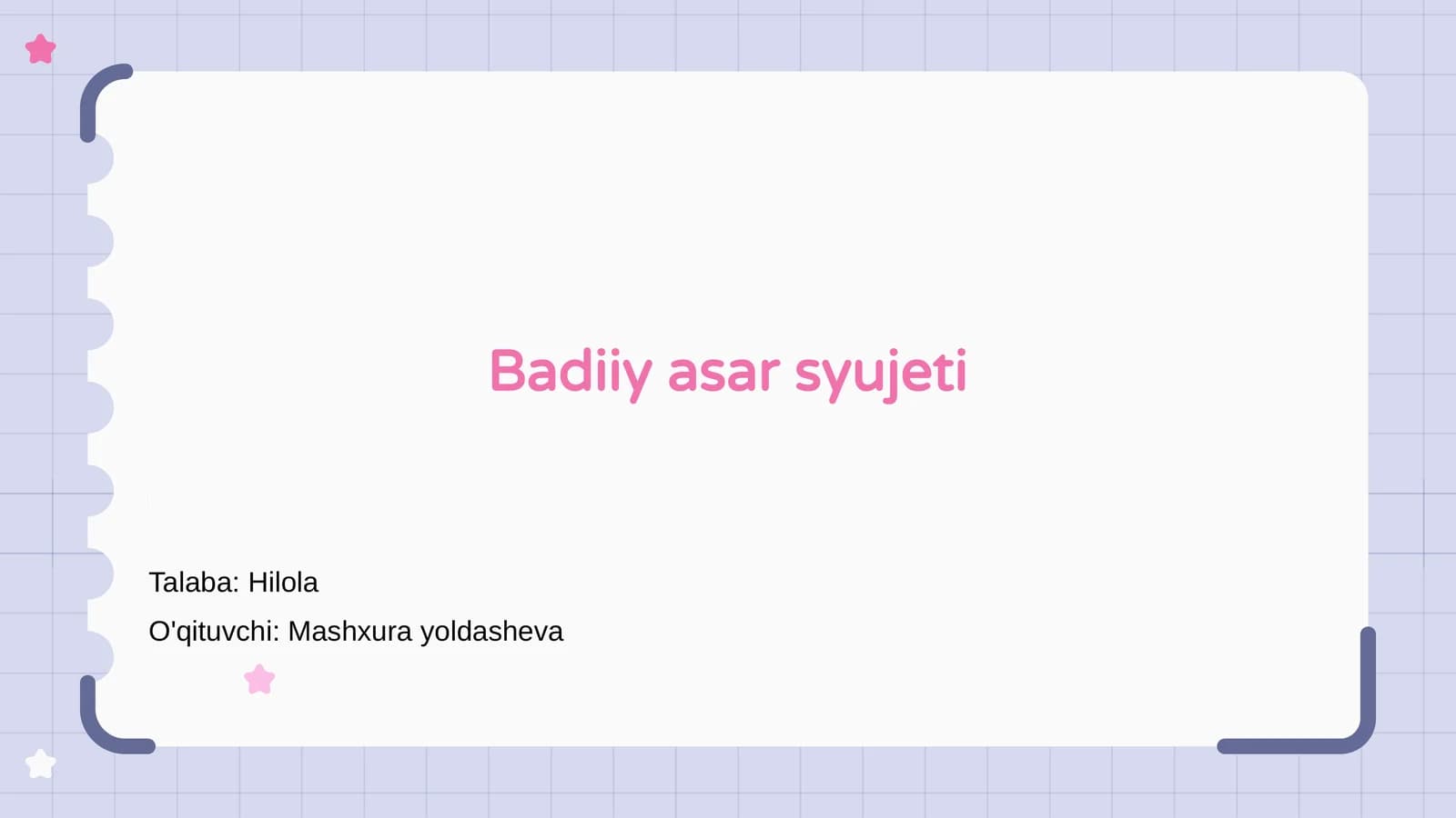 Badiiy asar syujeti