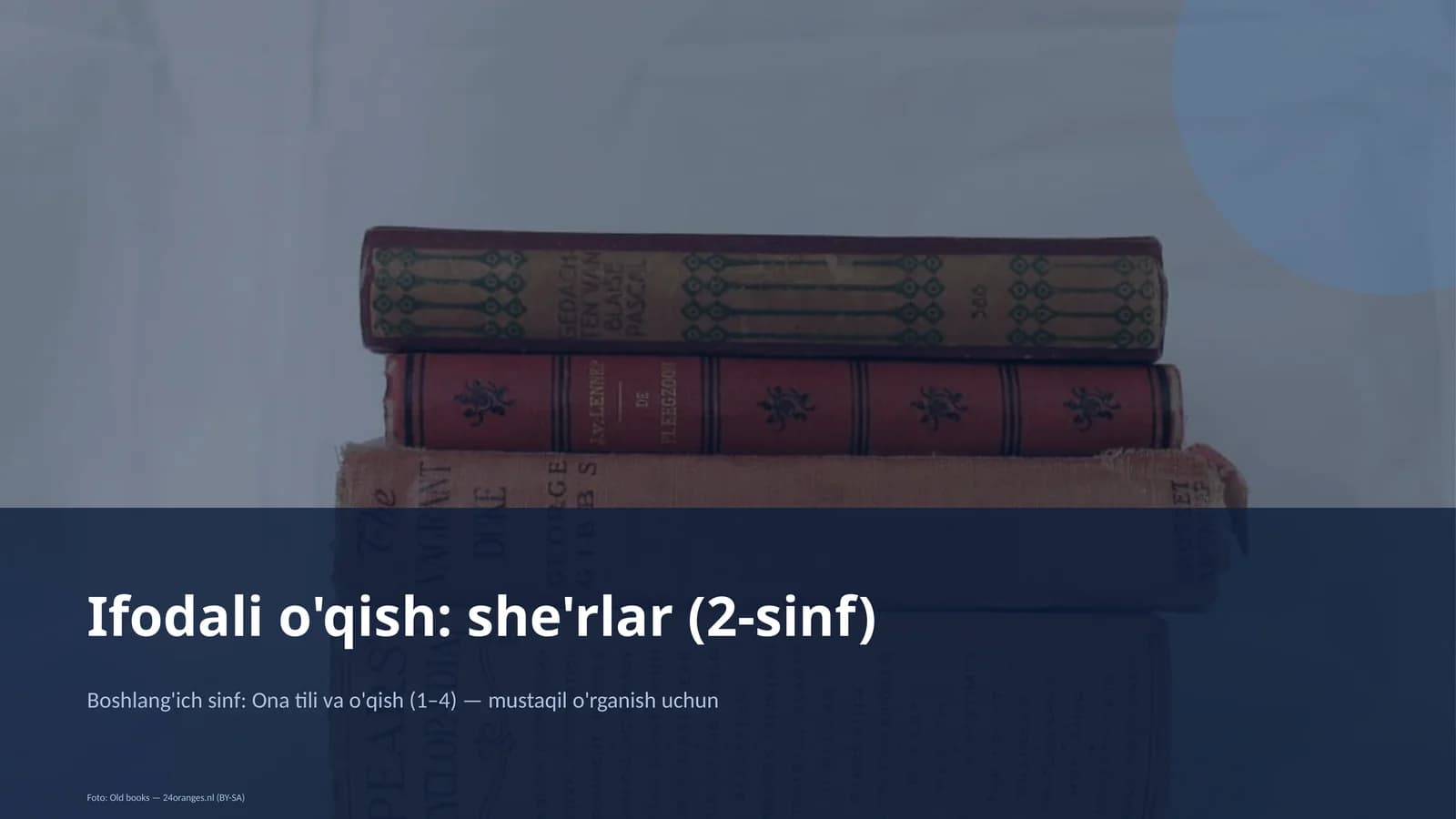 Ifodali o'qish: she'rlar (2-sinf)