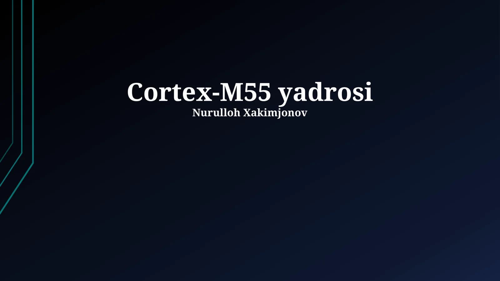 Cortex-M55 yadrosi