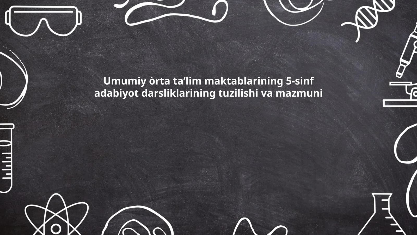 5-sinf adabiyot darsliklarining tuzilishi va mazmuni