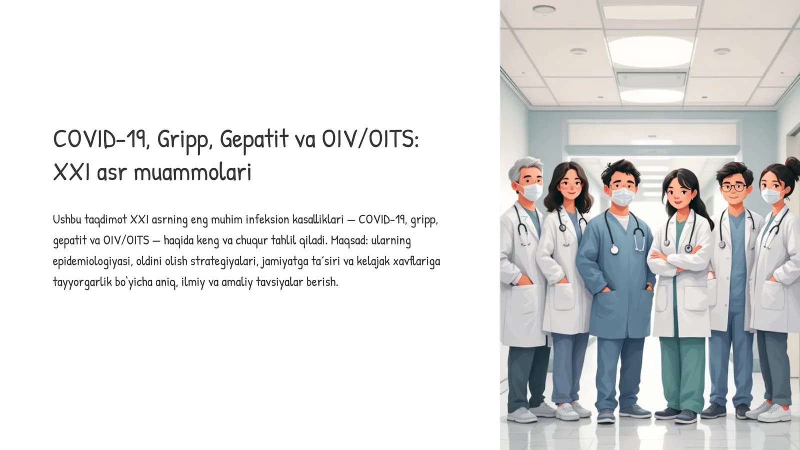 COVID-19, Gripp, Gepatit va OIV/OITS: XXI asr muammolari