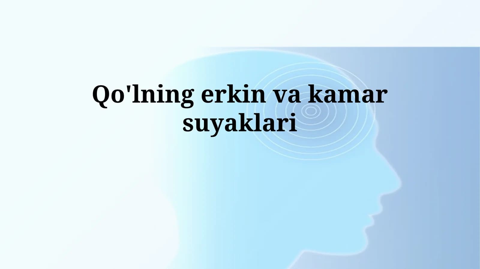 Qo'lning erkin vakamarsuyaklari