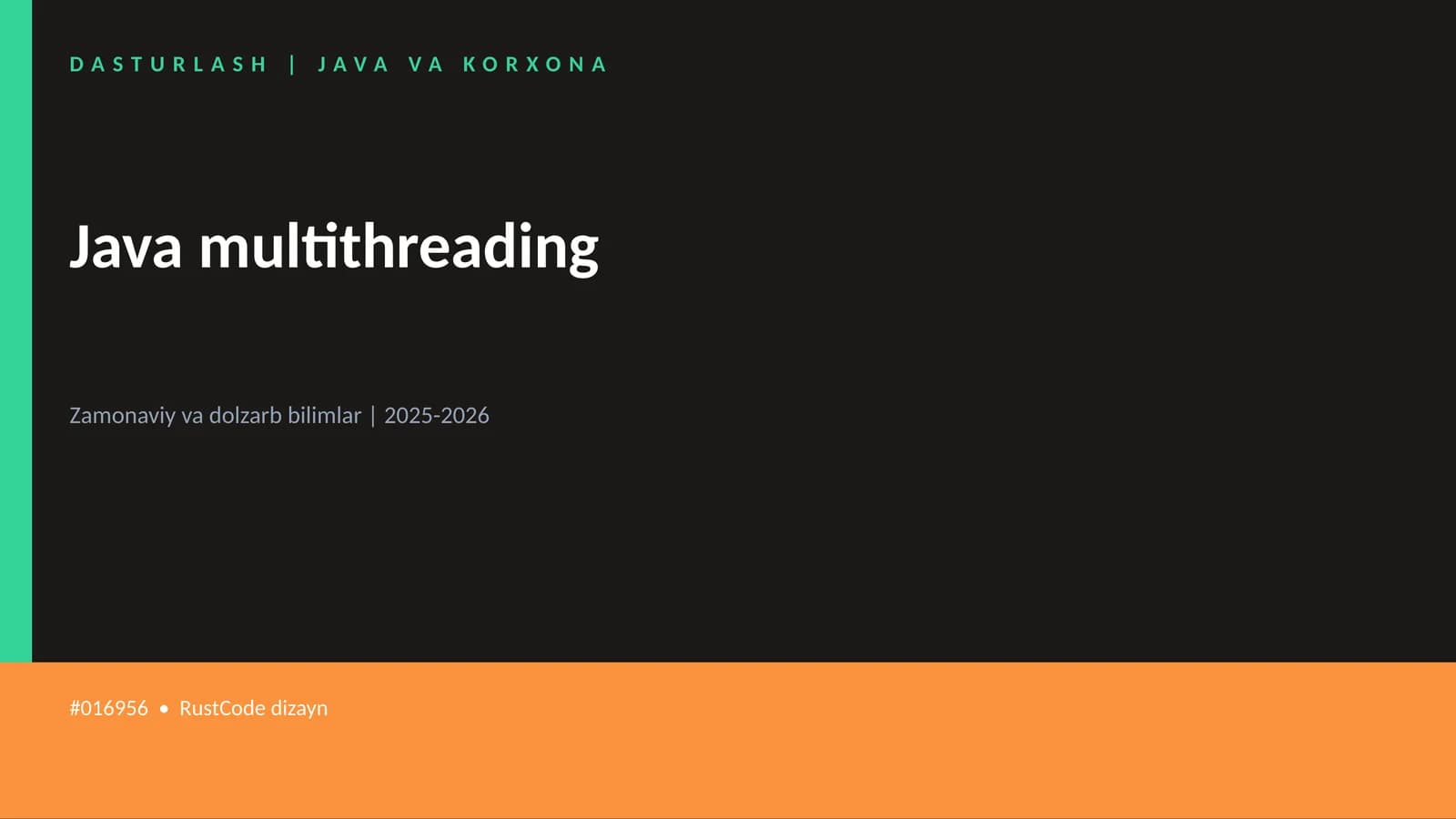 Java multithreading