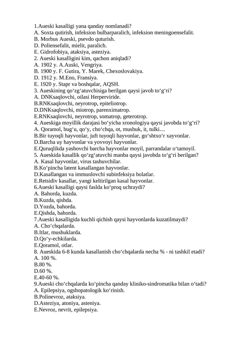 Aueski kasalligi
