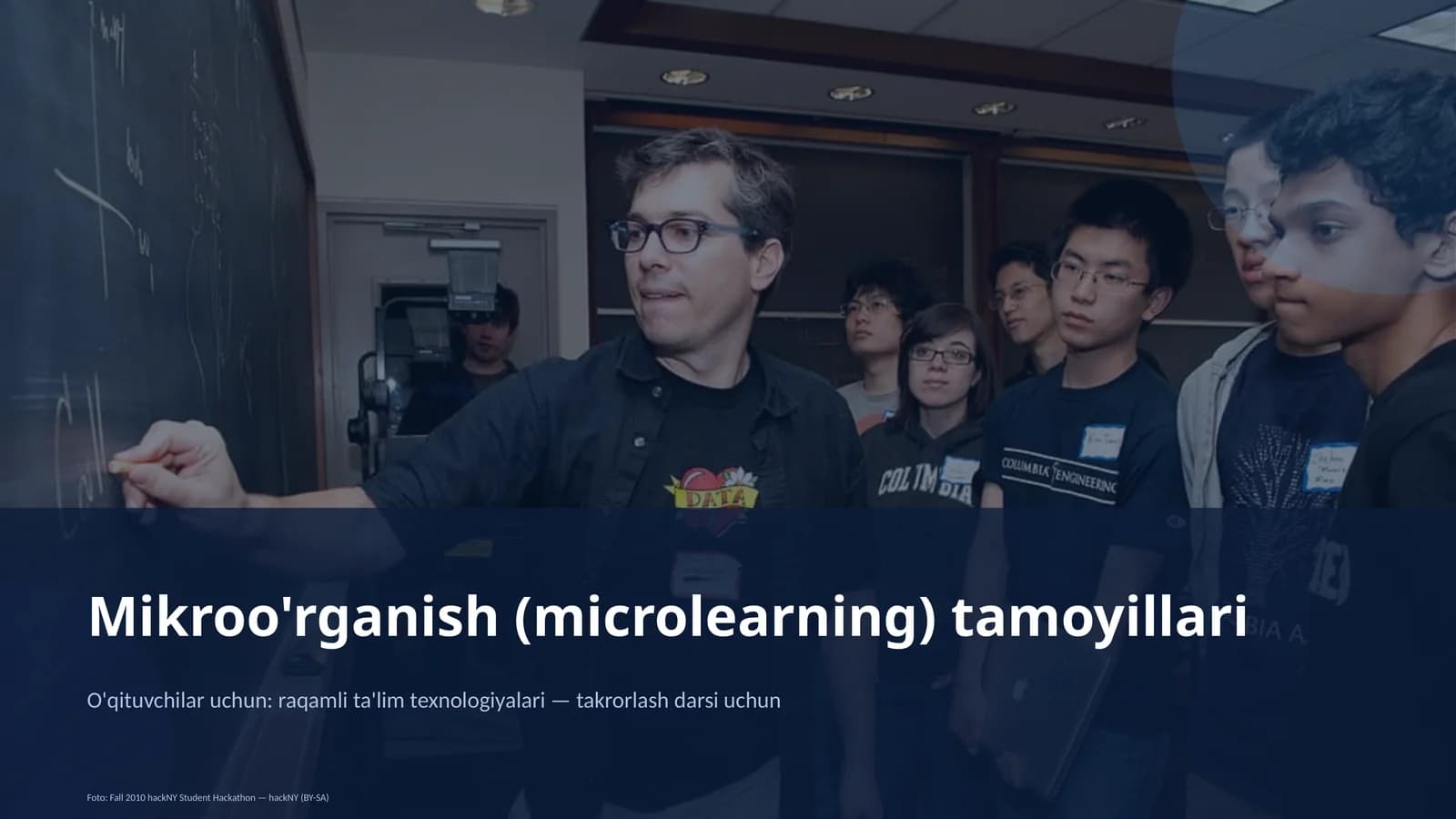 Mikroo'rganish (microlearning) tamoyillari