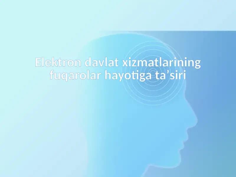 Elektrondavlat xizmatlari