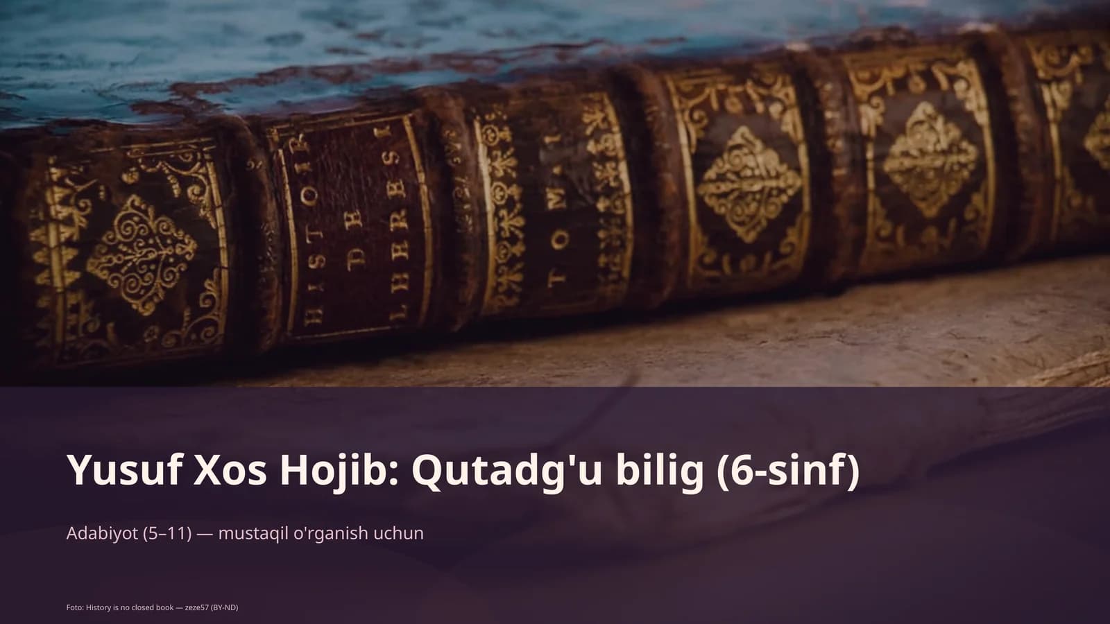 Qutadg'u bilig (6-sinf)
