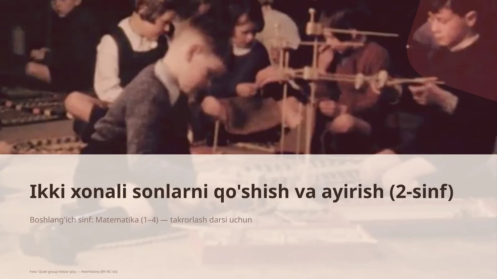 Ikki xonali sonlarni qo'shish va ayirish (2-sinf)