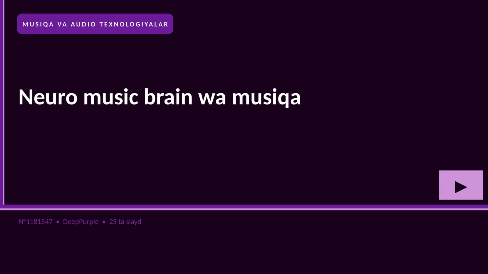 Neuro musiqa