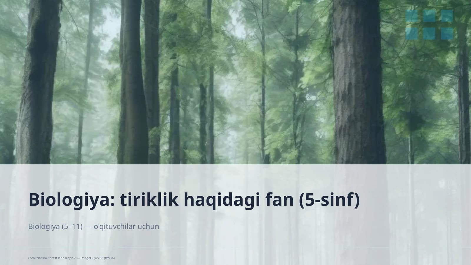Biologiya: tiriklik haqidagi fan (5-sinf)