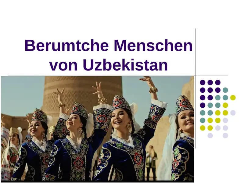 BerumtcheMenschen von Usbekistan