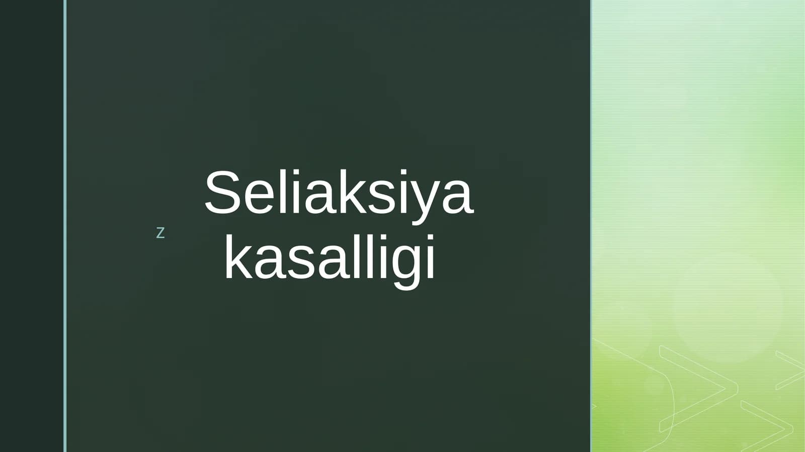 Seliaksiyakasalligi
