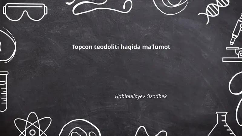 Topcon teodolitlari